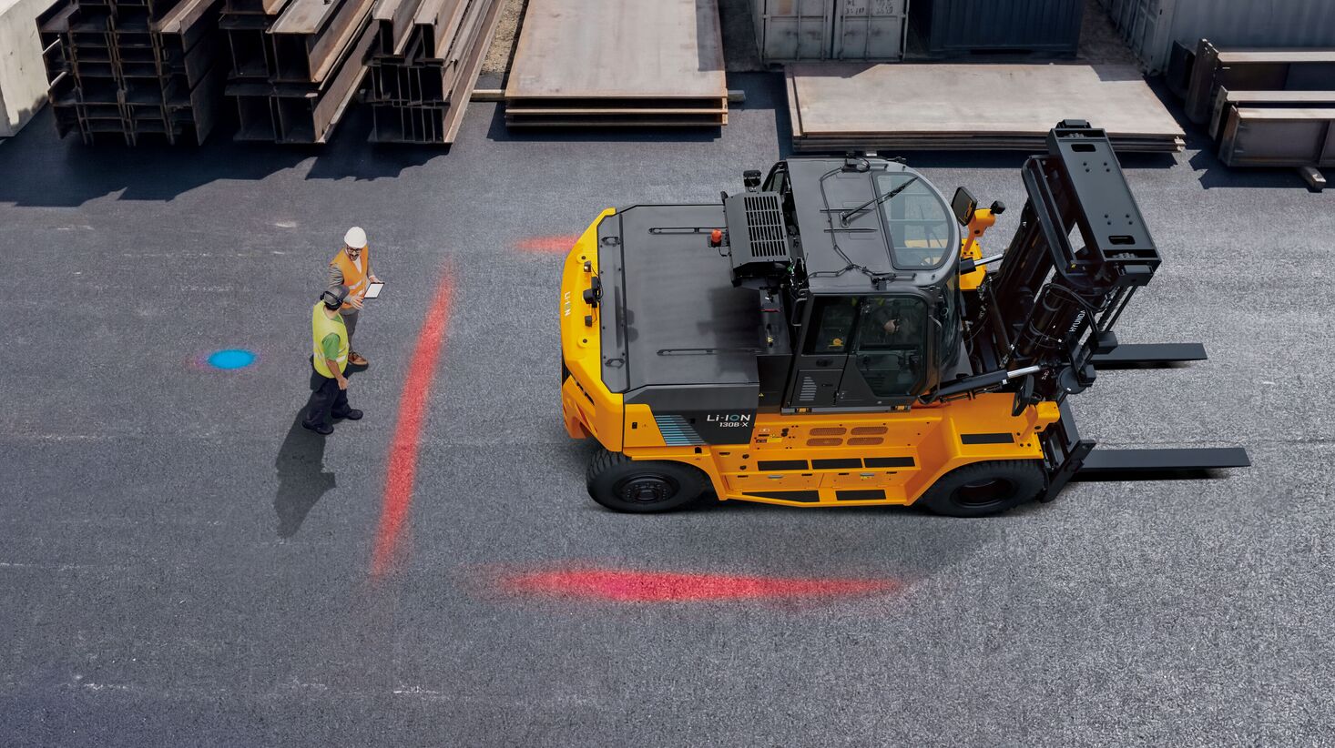 Hyundai 100/120/130 B-X - Li-Ion – Lastcentrum van 600mm - Afbeelding 4